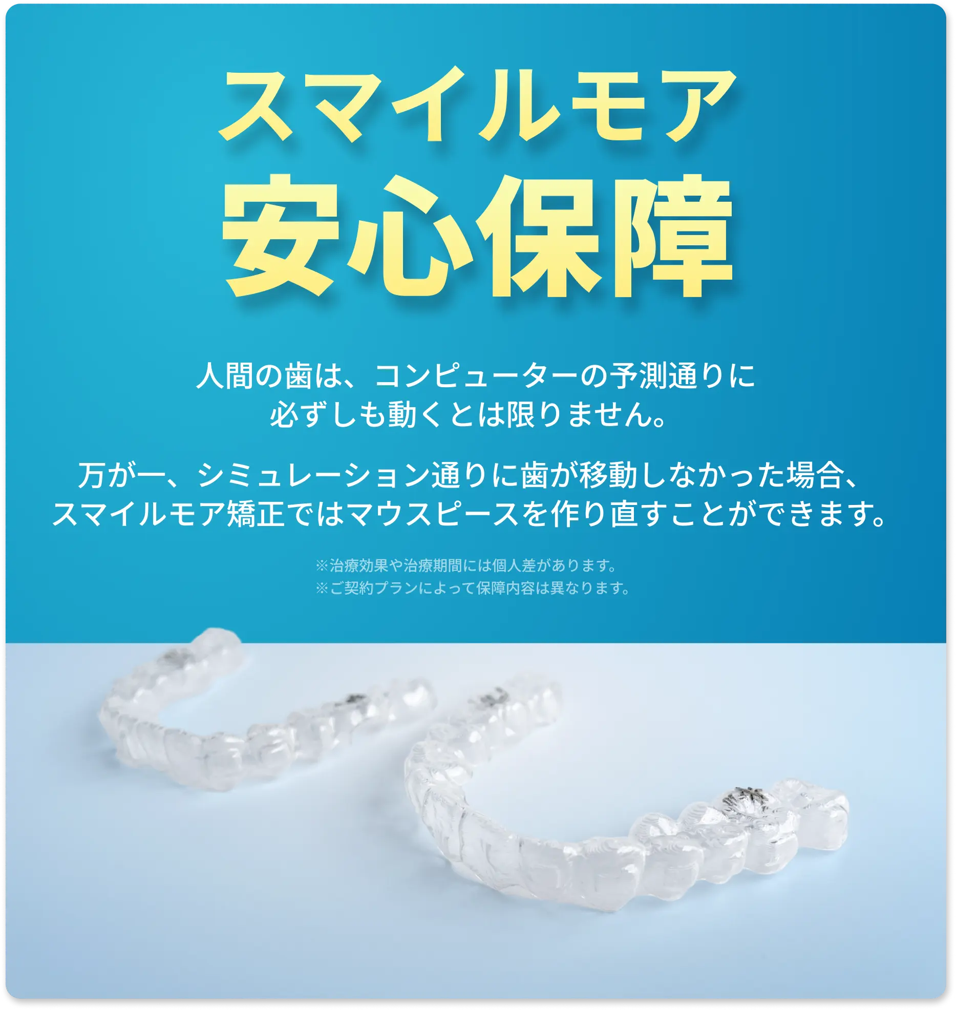 スマイルモアの安全保障
